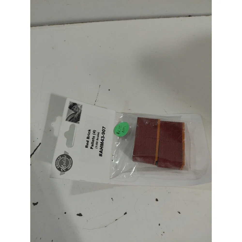NIP American Heritage Models 43-907 O Gauge Railroad Scenery Red Brick Pallets